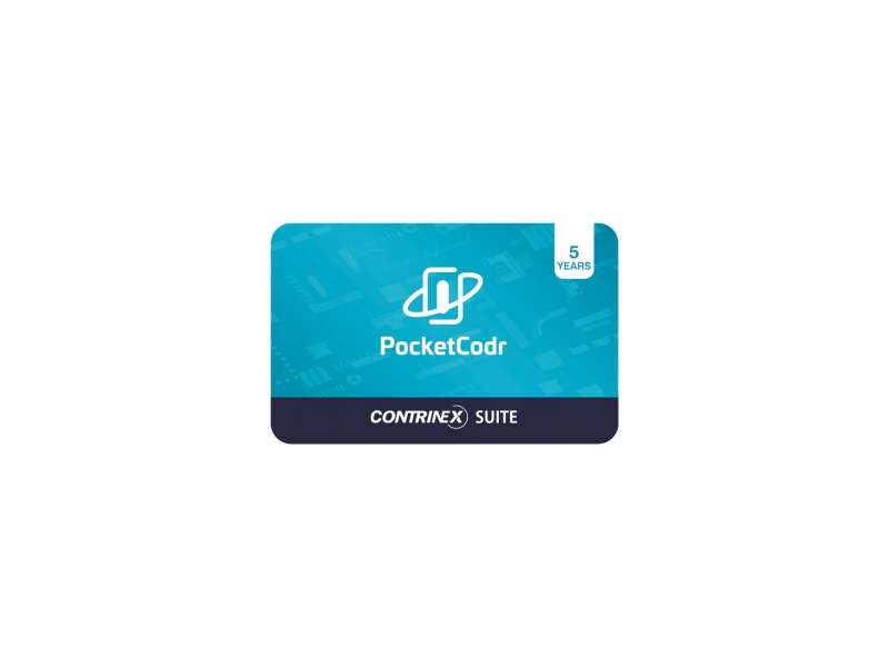 CONTRINEX PocketCodr Subscription Card Contrinex Suite 5 Year, SOFT-POC-CTXSUITE-5-CRD; 605-004-006