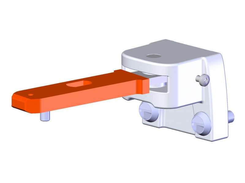 EUCHNER Hinged actuator, left, for safety switches NZ.VZ, NZ.VZ.VS and TZ, RADIUSBETAETIGER-Z-L; 024298