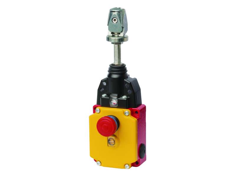 EUCHNER Rope pull switch with pull-to-reset button for emergency stop device, clamping head, RPS-M-E-3131SC175M; 114981