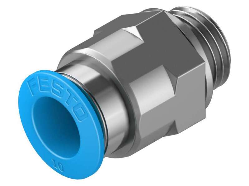 Festo Push-in fitting QS-G1/4-10 ; 186101