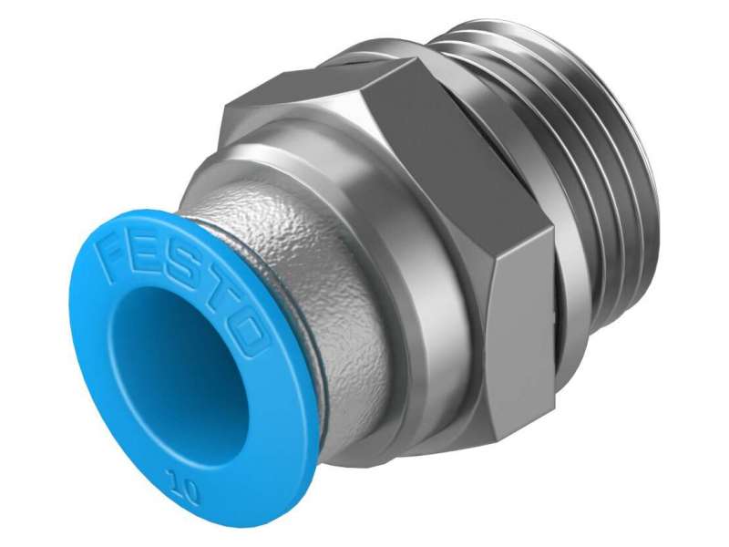 Festo Push-in fitting QS-G3/8-10; 186102