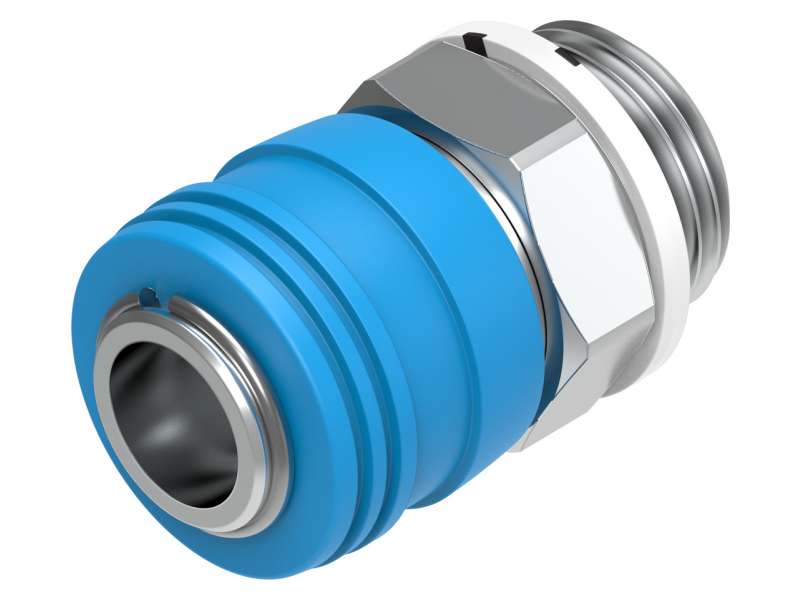 Festo Quick coupling socket KD4-1/2-A  ; 2145