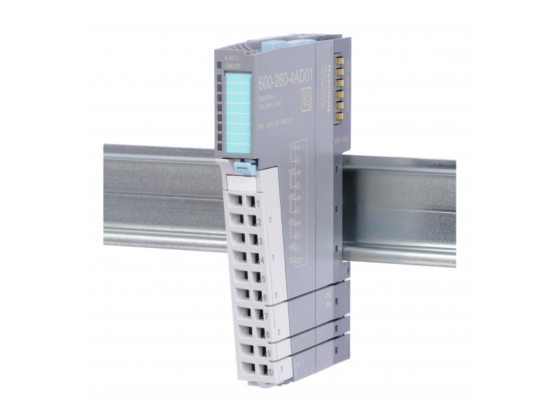 Helmholz Analog output module – AO 4 x I, 0/4–20mA, 12 Bit
