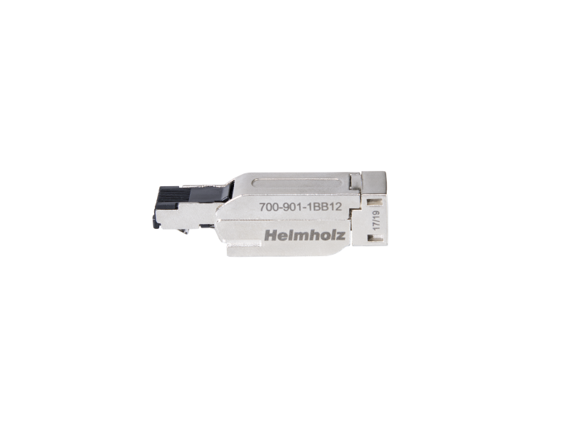 Helmholz Industrial Ethernet connector, RJ45, EasyConnect®, 180°, incl. Instructions
