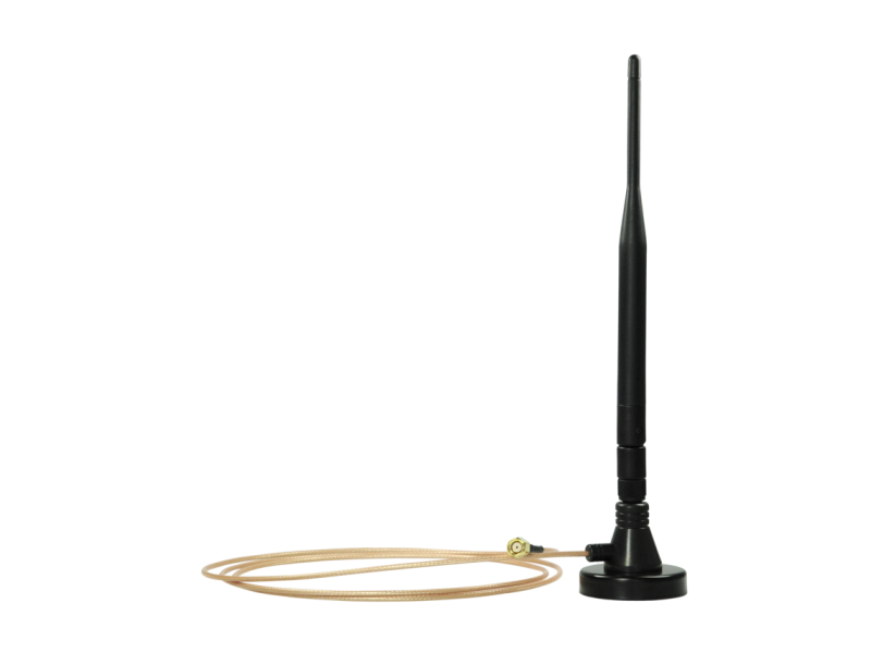 Helmholz Magnetic base antenna (WiFi), 5 dBi, incl. 1.5 m cable, RP-SMA male connector; 700-889-ANT01