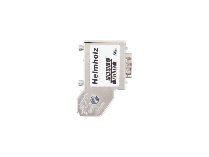Helmholz PROFIBUS connector, 35°, screw terminal connector, without PG