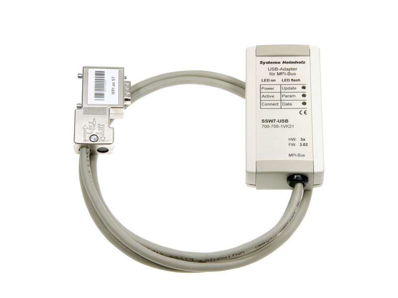 Helmholz SSW7-USB, MPI programming adapter USB, incl. 3 m USB cable, CD with software, manual