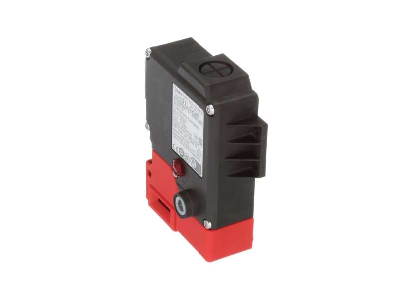 IDEC HS1L Full-size Locking, Safety Switch Spring Lock, G1/2, Red LED; HS1L-DQ44KMSR-R