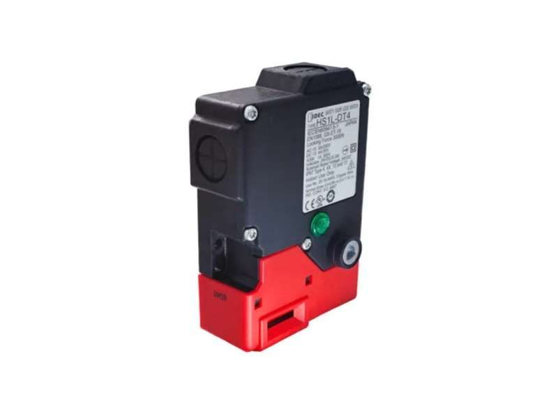 IDEC HS1L Full-size Locking, Safety Switch Spring Lock, G1/2, Green LED; HS1L-DQ44KMSR-G