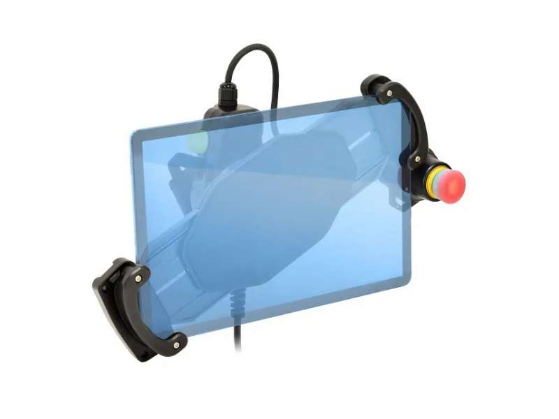 IDEC HT3P IDEC Safety Commander™, with 5 meter cable Color Changing E-stop; HT3P-SLNP-5M-W