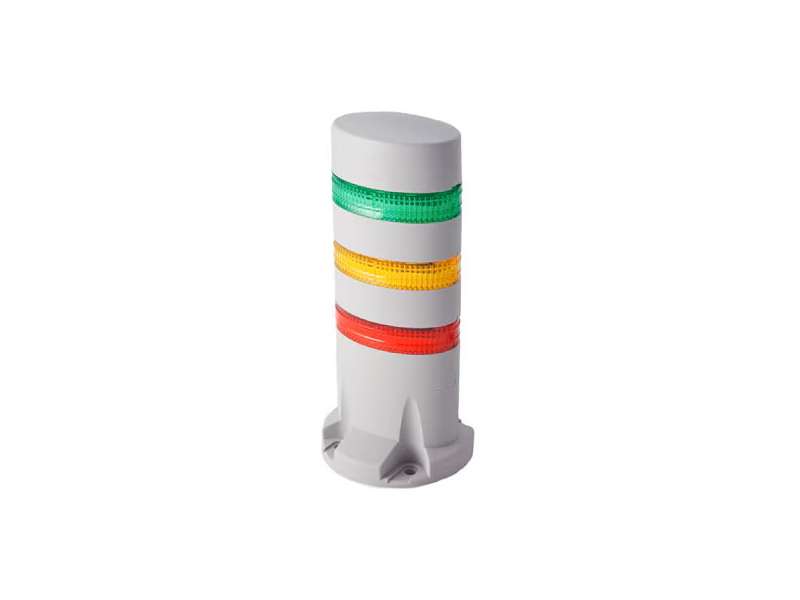 IDEC LED Tower Direct Mount 3 Tier - red yellow green; LD6A-3DQW-RYG