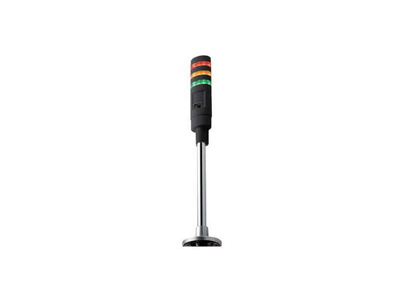 IDEC LED Tower Pole Mount 3 Tier - red yellow green, Steady/Flashing/Alarm; LD6A-3PZQB-RYG
