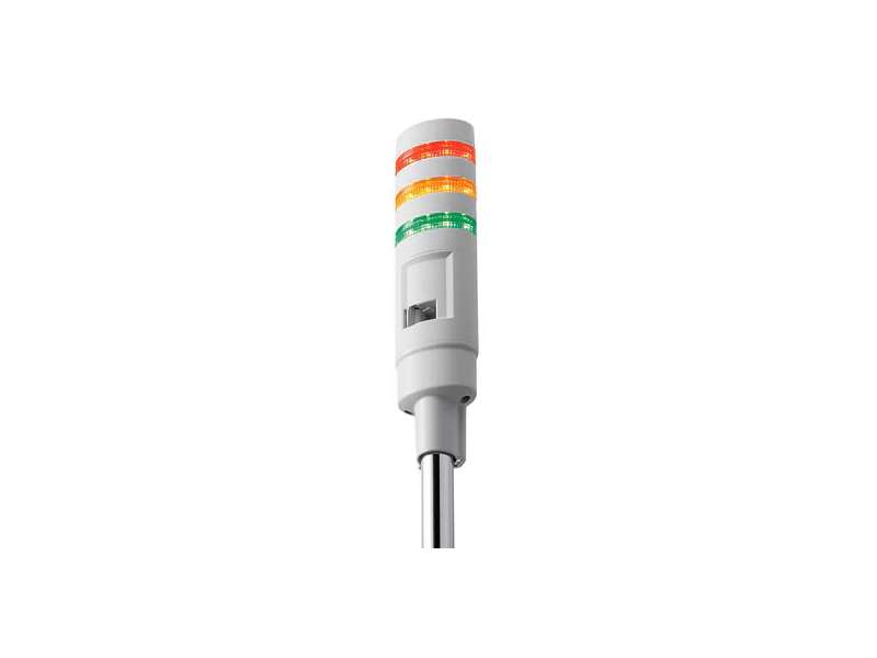 IDEC LED Tower Pole Mount 3 Tier - red yellow green, Steady/Flashing/Alarm; LD6A-3PZQW-RYG