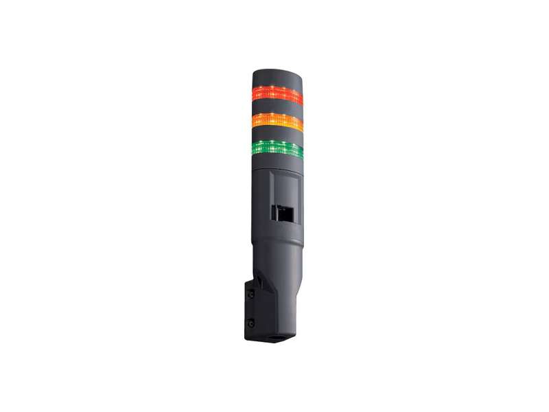 IDEC LED Tower Wall Mount 3 Tier - red yellow green, Steady/Flashing/Alarm; LD6A-3WZQB-RYG