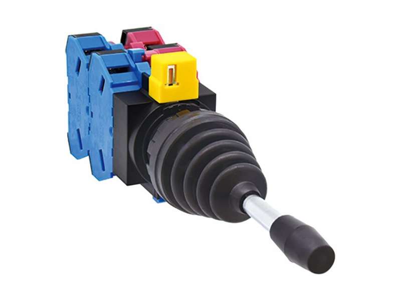 IDEC Mono-lever switch / HW series, 4 directions maintained , 2 x NO + 2 x NC contacts, standard lever; HW1M-1111-22N9