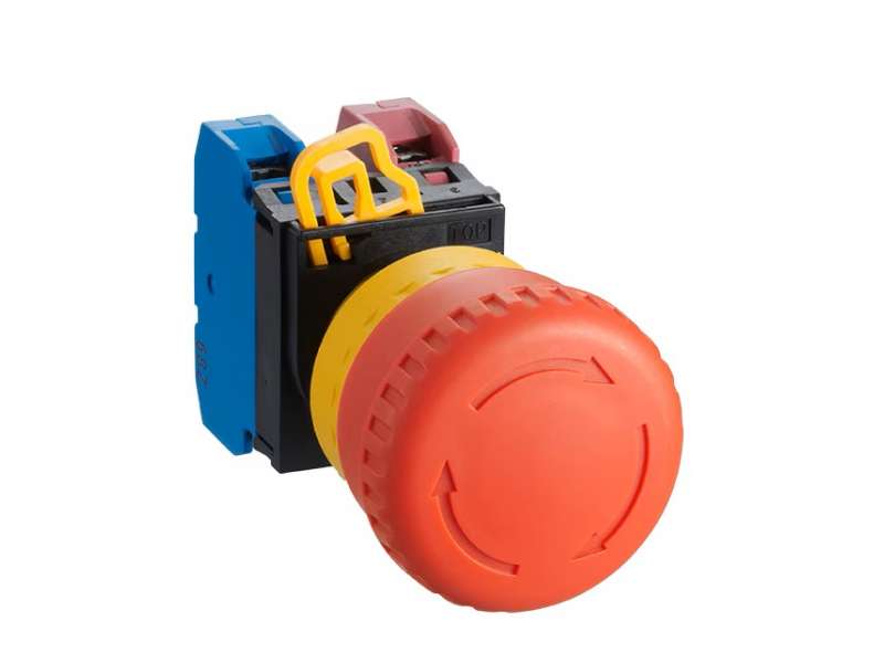 IDEC ø22 YW Series Emergency Stop Switches, ø40mm Mushroom, 1NC; YW1B-V4E01R