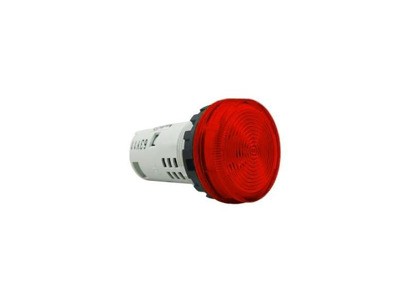 IDEC Pilot light / YW series, Ø30mm button, Plastic bezel , Unibody Red 230/240V AC/DC; YW1P-1UQM3R
