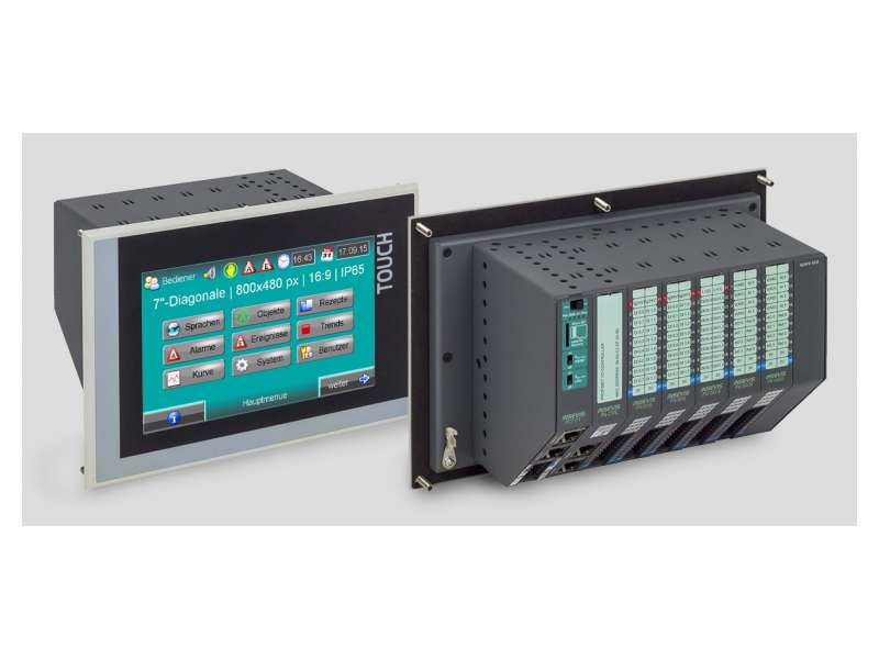 INSEVIS 7″-Panel-PLC with integrated Profinet IO Controller and CPU-T