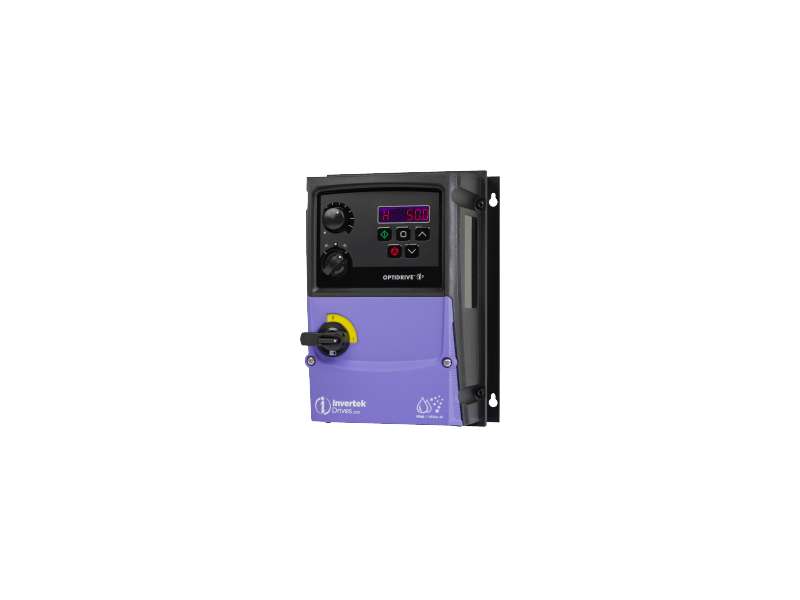 INVERTEK DRIVES Optidrive E3 0.75 kW (1 HP), 4.3 A, 200-240 V, 1-3PH, IP66 Outdoor Switched; ODE-3-120043-101B