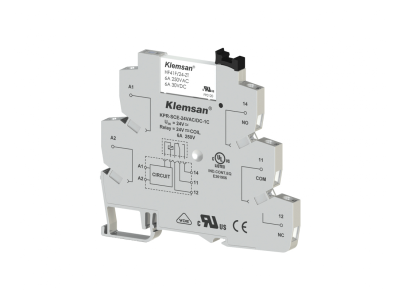 Klemsan 1 C/O Plc Relay 24VAC/DC ; 270810