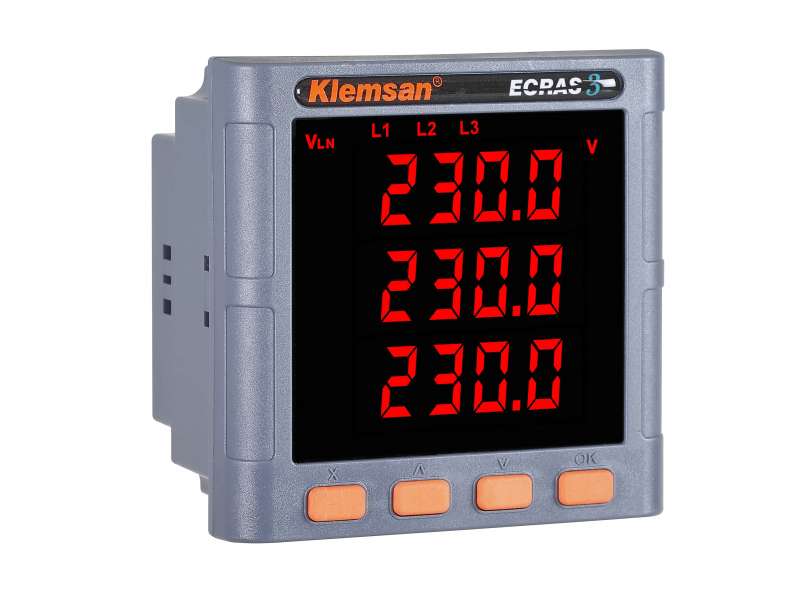 Klemsan 3Ø Electronic Multimeter ECRAS 300; 606500