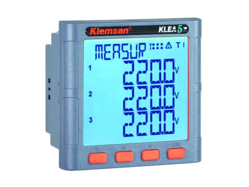 Klemsan 3Ø Energy Analyzer KLEA 506R, 0-6A CT; 606704