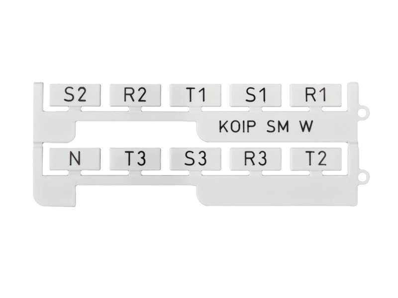 Klemsan KOIP SM W -  SI HF 32 GW , 20 x 9 Labeling (UNPRINTED); 508051