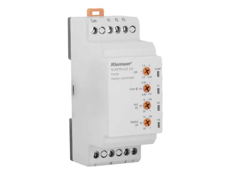 Klemsan Mini Power Factor Controller RAPIDUS 13, 1 phase, 3 steps; 606077