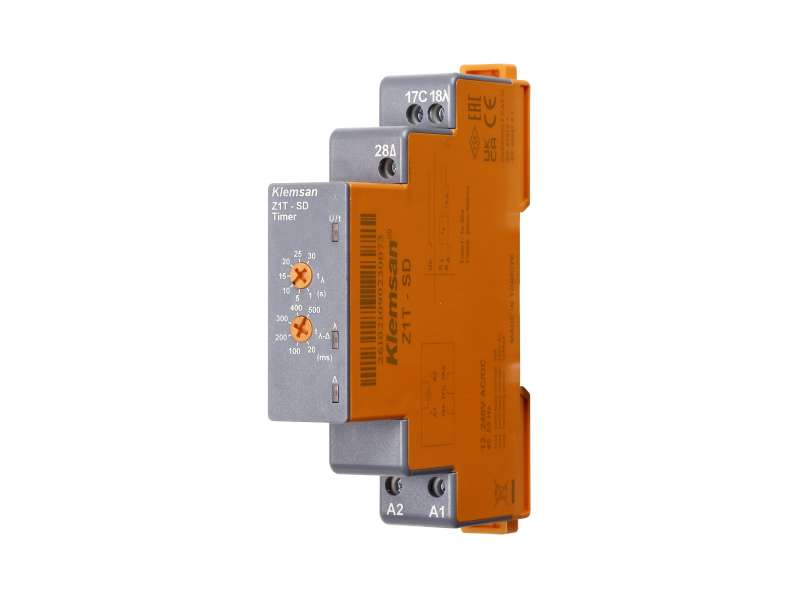 Klemsan Star-Delta Timer Relay Z1T-SD, 12..240V AC/DC; 261021