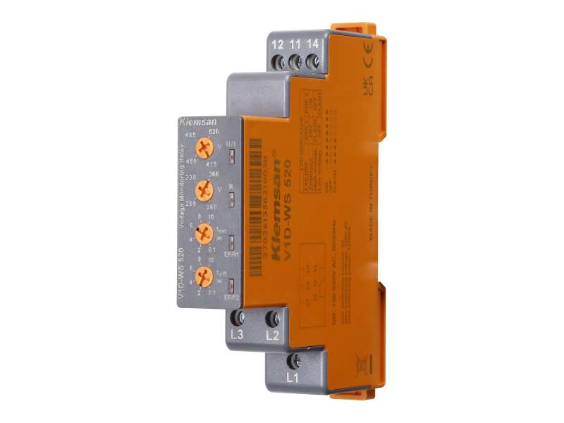 Klemsan Voltage monitoring relay V1D-WS 520 , 3Ø no neutral; 270281