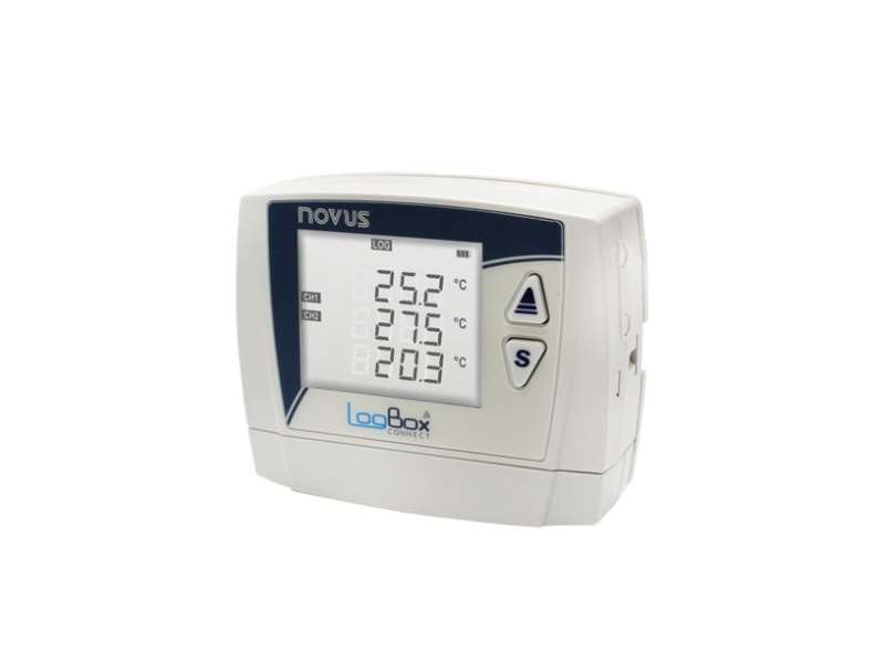 NOVUS LogBox Connect BLE Data Logger, 3 analog + 1 digital inputs; 8813004000