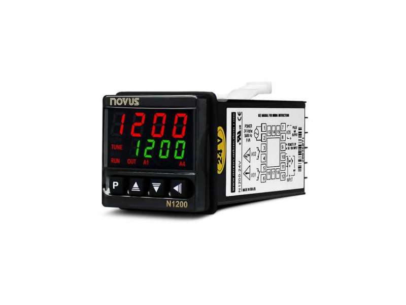 NOVUS N1200-HBD RS485 USB 24V Process Controller heater break detec. 48x48mm; 8120200524