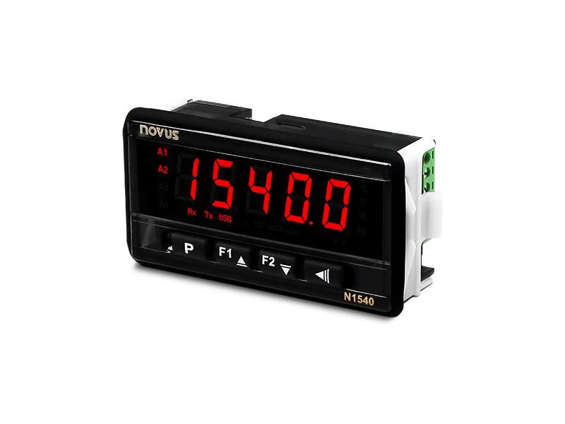 NOVUS N1540 USB RS485 Universal Indicator, 2 relays, 96x48mm (1/8DIN); 8154000320