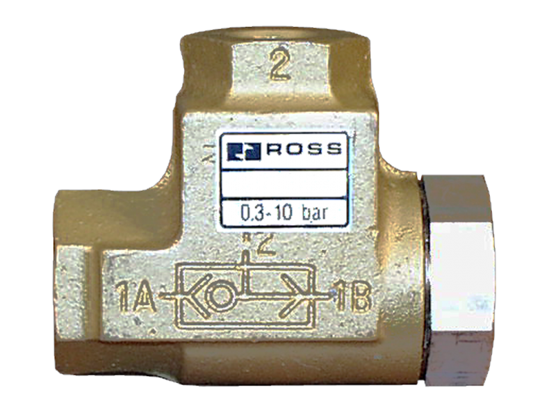 ROSS EUROPA 19 Series Shuttle Valve, High Flow, G 1/4; D1968D2003