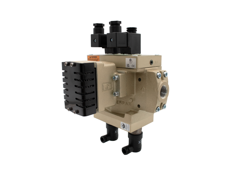 ROSS EUROPA Double Valves with Pressure Switches, Ports 1,  V=24VDC; D3573D6632W