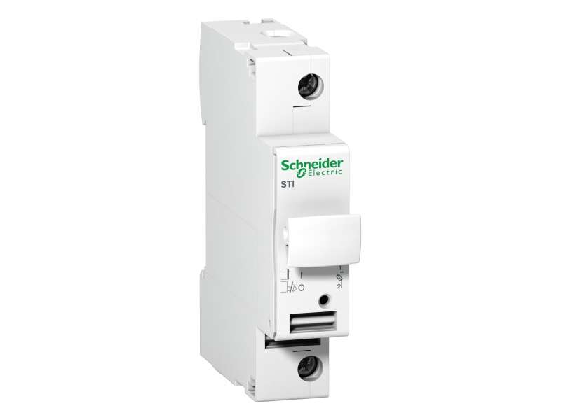 Schneider Electric Acti 9 - rastavljač sa osiguračima STI - 1P - 25 A - za osigurače 10.3 x 38 mm ; A9N15636