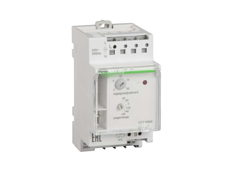 Schneider Electric Acti 9 - TH7 - termostat - 1 zona - -40 °C do +80 °C; CCT15840