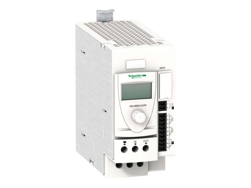 Schneider Electric Baterijski kontr. modul - 24..28.8 VDC -24 V -20 A -za regulisano napajanje SMPS;ABL8BBU24200