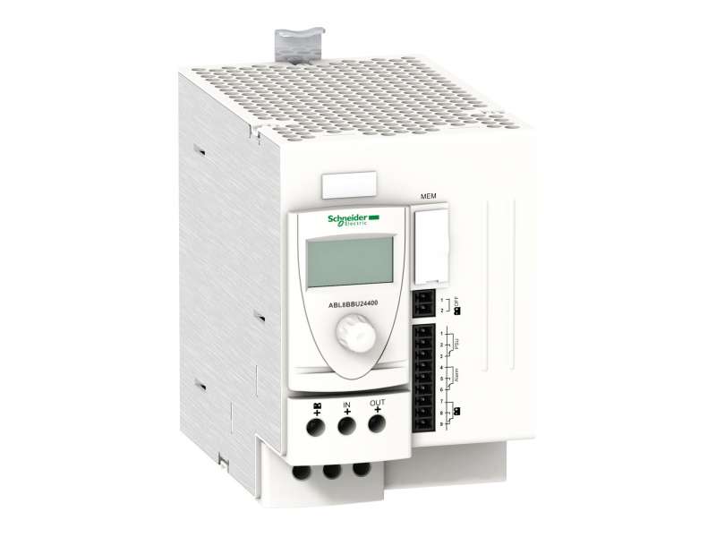 Schneider Electric Baterijski kontr. modul - 24..28.8 VDC -24 V -40 A -za regulisano napajanje SMPS;ABL8BBU24400