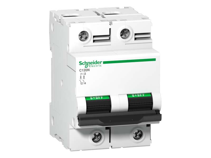 Schneider Electric C120N - automatski prekidač - 2P - 100A - C kriva; A9N18362