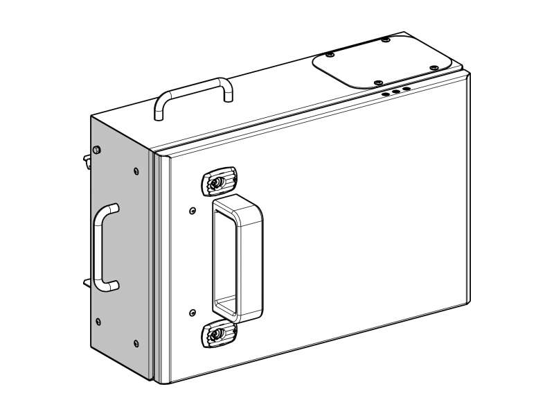 Schneider Electric Canalis - utična kutija za BS88 osigurač-B1 ili B2 - 160A sa izolatorom-3L+N+PE