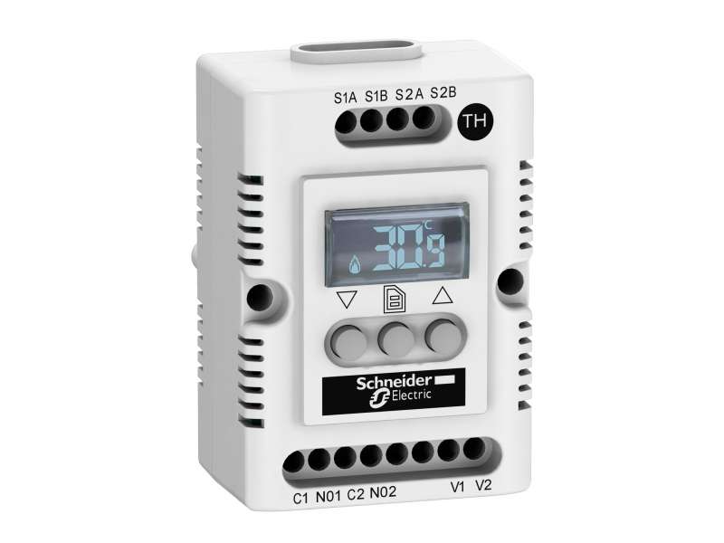 Schneider Electric Climasys CC - elektronski termostat 200..240V - opseg -40…80°C; NSYCCOTH230VID
