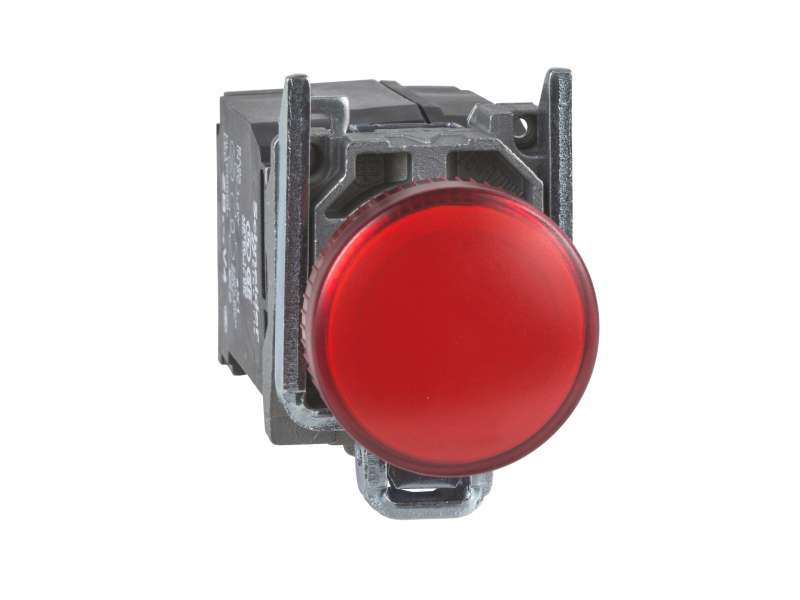 Schneider Electric Crvena kompletna signalna lampica Ø22 ravna sočiva sa BA9s sijalicom 230..240V;XB4BV44