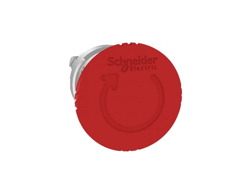 Schneider Electric Crvena Ø40 glava tastera za nužno isklj. Ø22 okidanje i zadrš.otpuštanje zakret.;ZB4BS844