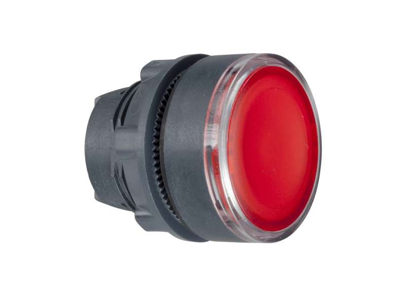 Schneider Electric Crvena udubljena glava svetlećeg tastera Ø22 bez povratka za integrisan LED;ZB5AH043