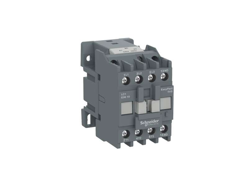 Schneider Electric EasyPact TVS kontaktor 3P(3 NO) - AC-3 - <= 440 V 12A - 24 V AC kalem ; LC1E1210B7