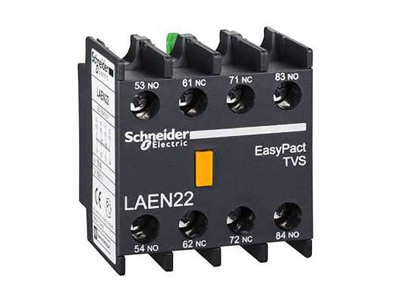 Schneider Electric EasyPact TVS - pomoćni kontaktni blok - 2 NO + 2 NC - vijčani priključci;LAEN22