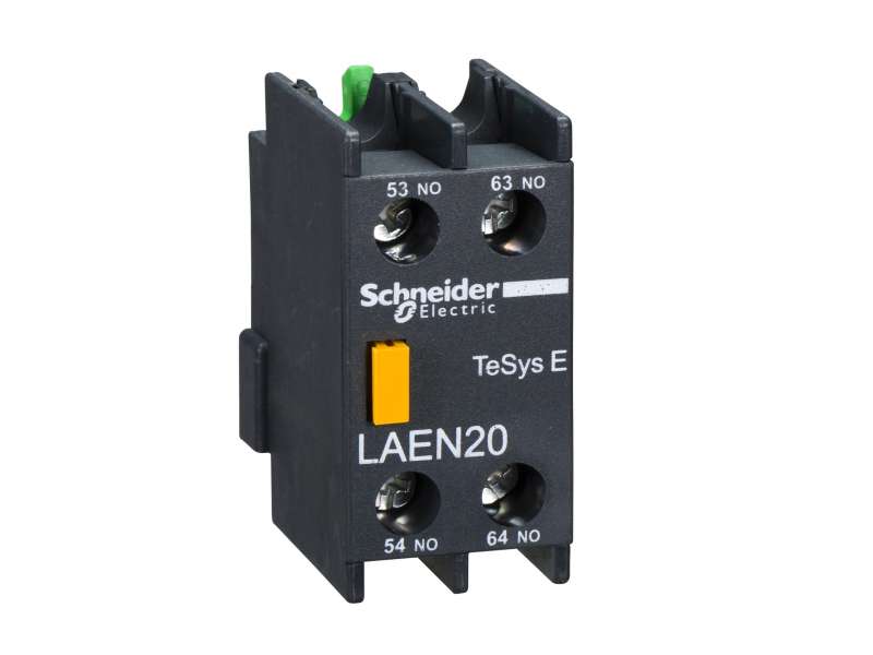 Schneider Electric EasyPact TVS - pomoćni kontaktni blok - 2 NO - vijčani priključci ; LAEN20
