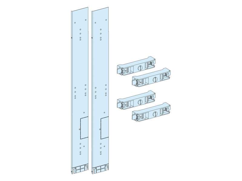 Schneider Electric Form 2 front barrier for lateral vertical busbars, L = 150 mm; LVS04921