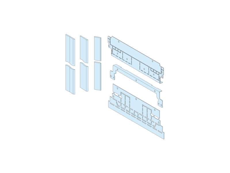 Schneider Electric Form 2 side barrier for lateral vertical busbars; LVS04922